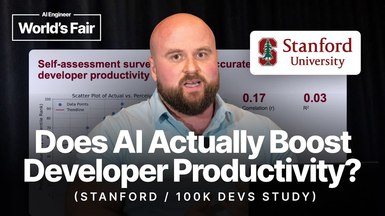 Does AI Actually Boost Developer Productivity? (300K+ views)